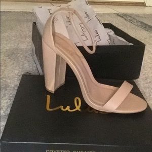 Toffee Ankle Strap High Heel